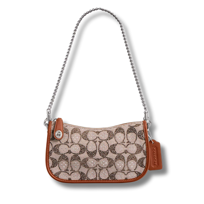 Swinger Bag 20 In Crystal Signature Jacquard