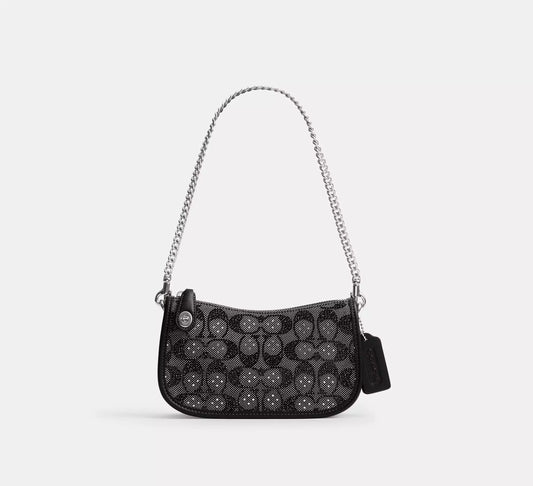Swinger Bag 20 In Crystal Signature Jacquard