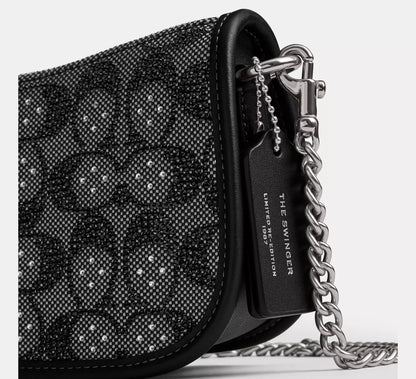 Swinger Bag 20 In Crystal Signature Jacquard